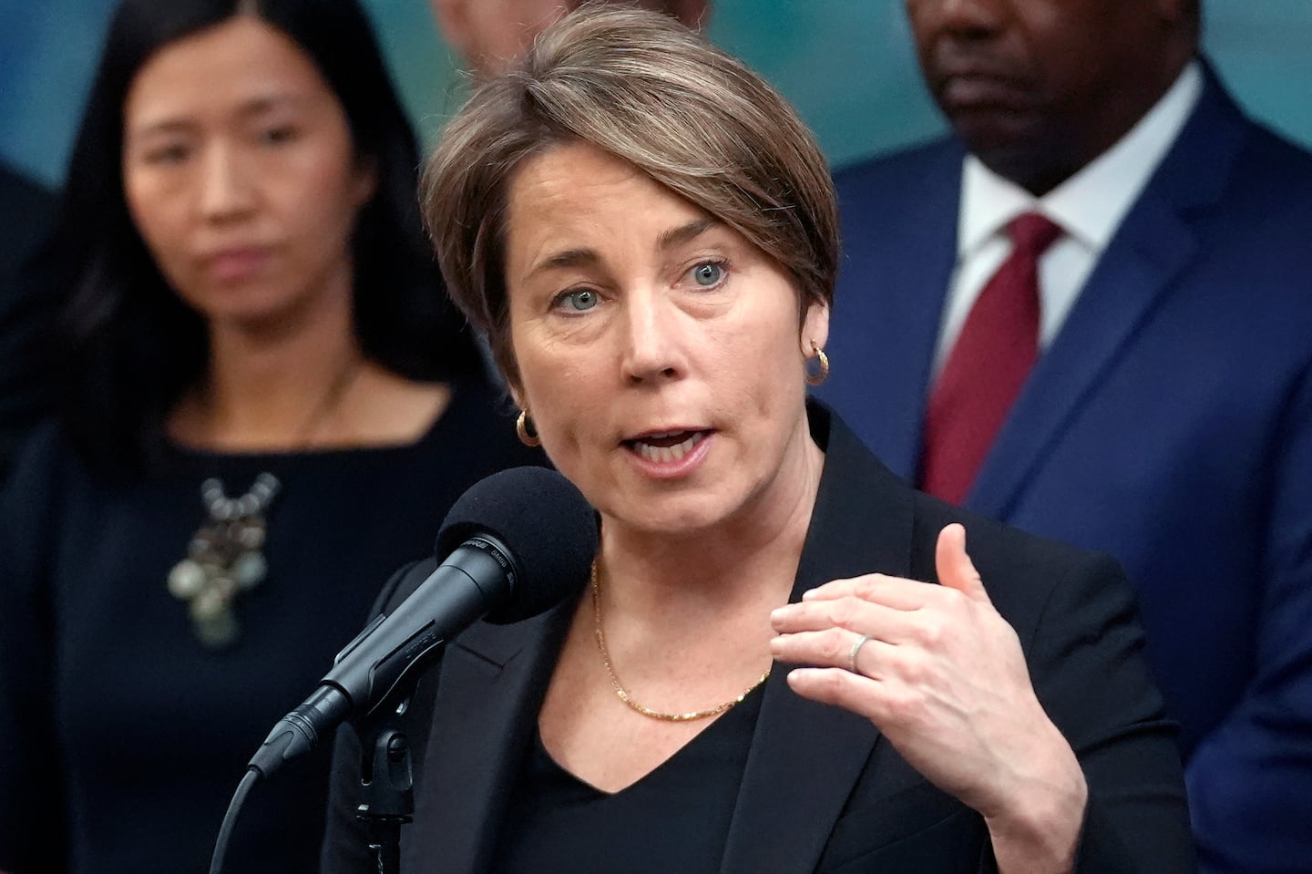 Governor Maura Healey says she has a plan to speed along permitting for clean energy projects.