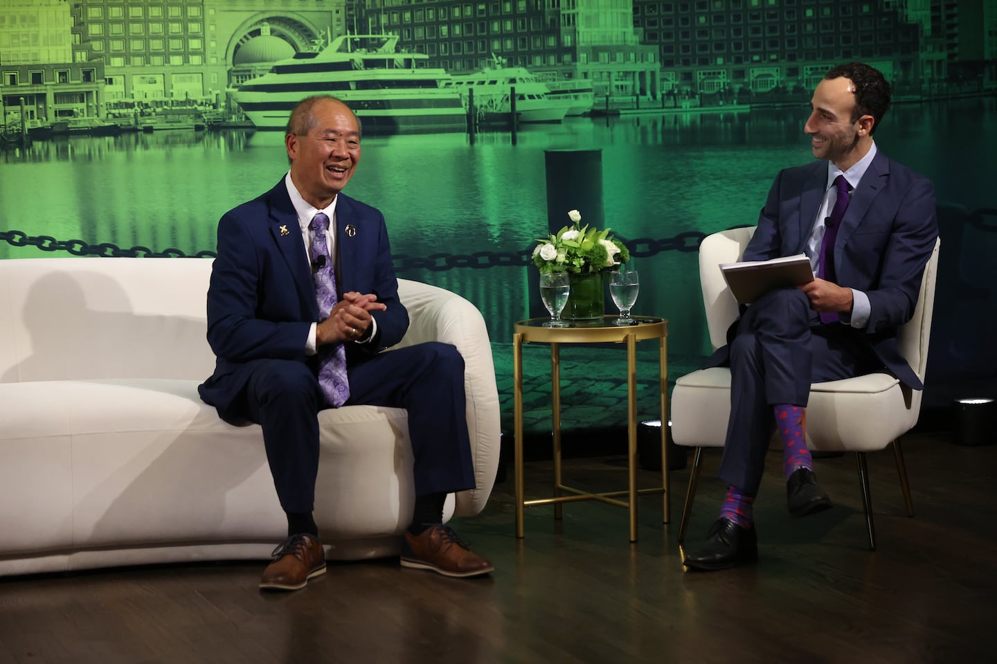 In his second year as general manager,  MBTA General Manager Phillip Eng has emphasized fixing “slow zones,” where trains crawl along at speeds as slow as 5 miles per hour due to degraded rails, in a conversation with the Globe’s Joshua Miller, at the 2024 Globe Summit.