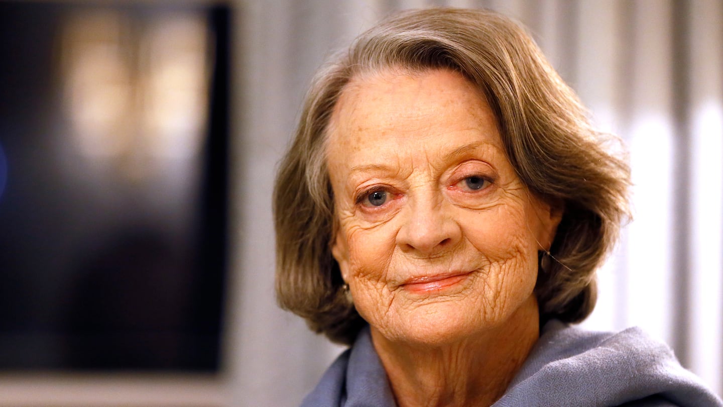 British actress Dame Maggie Smith in 2015.