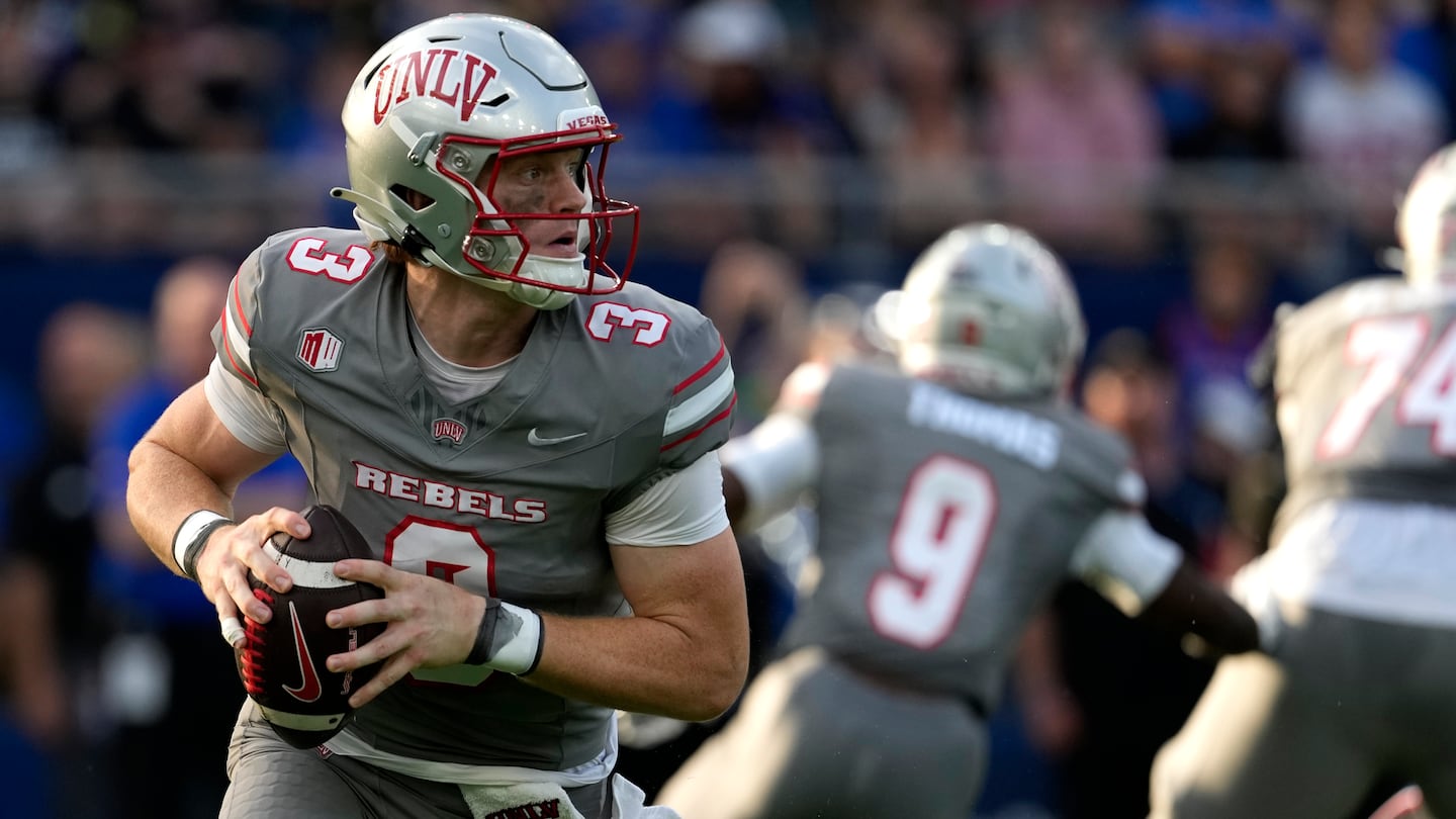 Quarterback Matthew Sluka left the UNLV football team after leading it to a 3-0 start.