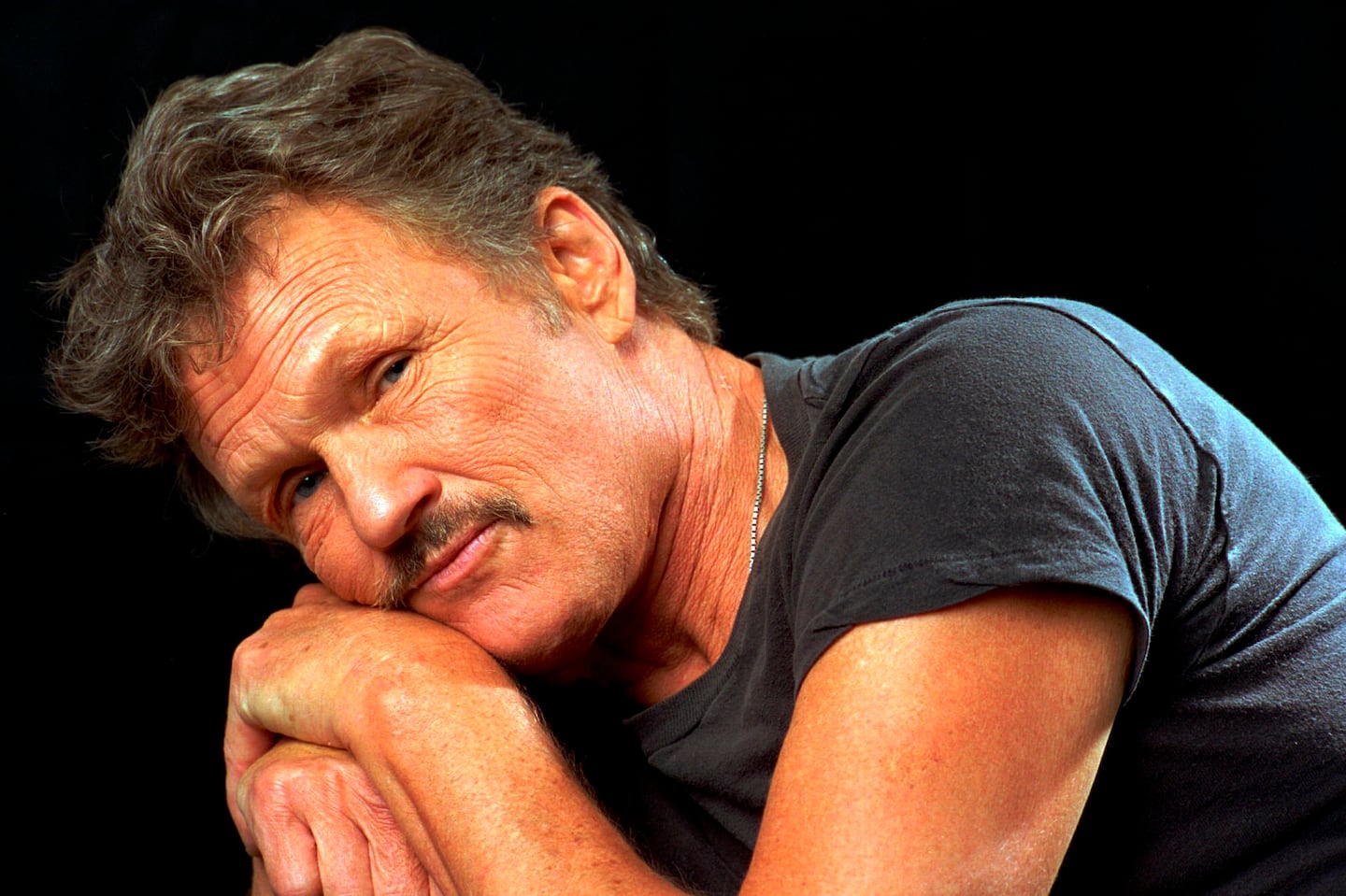 Mr. Kristofferson, shown in 1995, would earn three Grammys in addition to a Grammy for lifetime achievement.