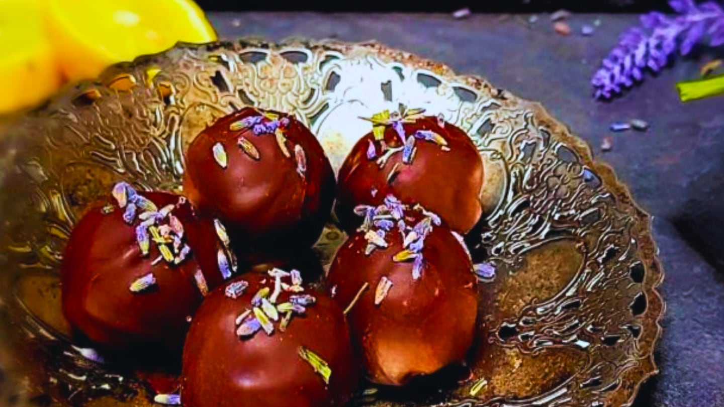 Chocolate truffles from Vivilicious Chocolates, a new artisanal chocolate shop in Natick.