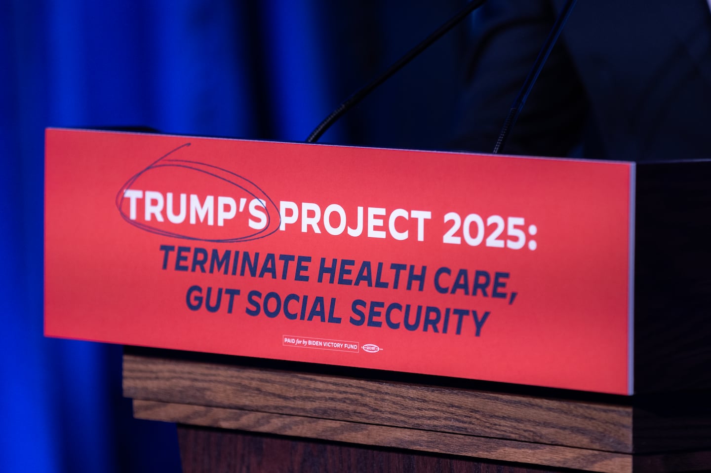 A DNC press conference was held in Milwaukee during the Republican National Convention, July 16. The press conference addressed Project 2025 and Donald Trump's proposed agenda.