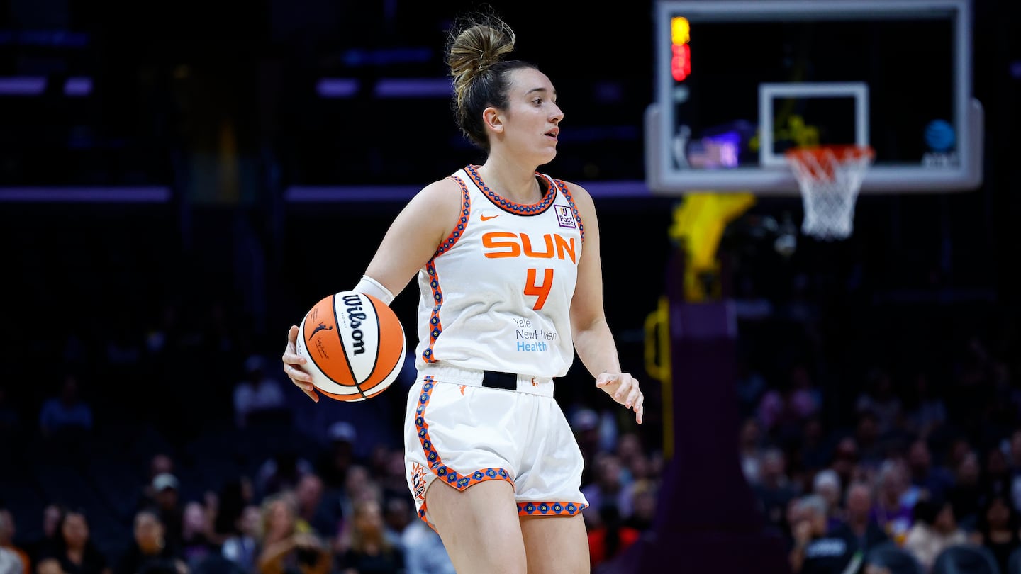 Marina Mabrey, shown in a Sept. 10 game, was the 19th pick in the 2019 WNBA Draft.