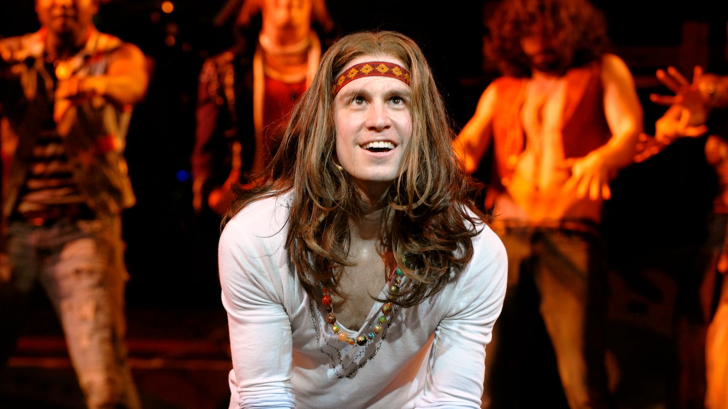 Mr. Creel, in the Broadway revival musical "Hair," (2009), in which he played the leader of a band of hippies.