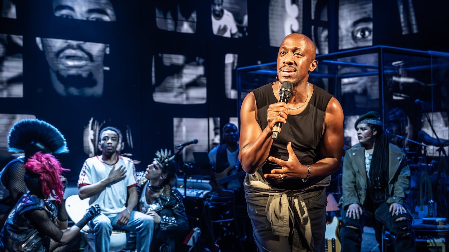 Giles Terera in the London production of "Passing Strange."