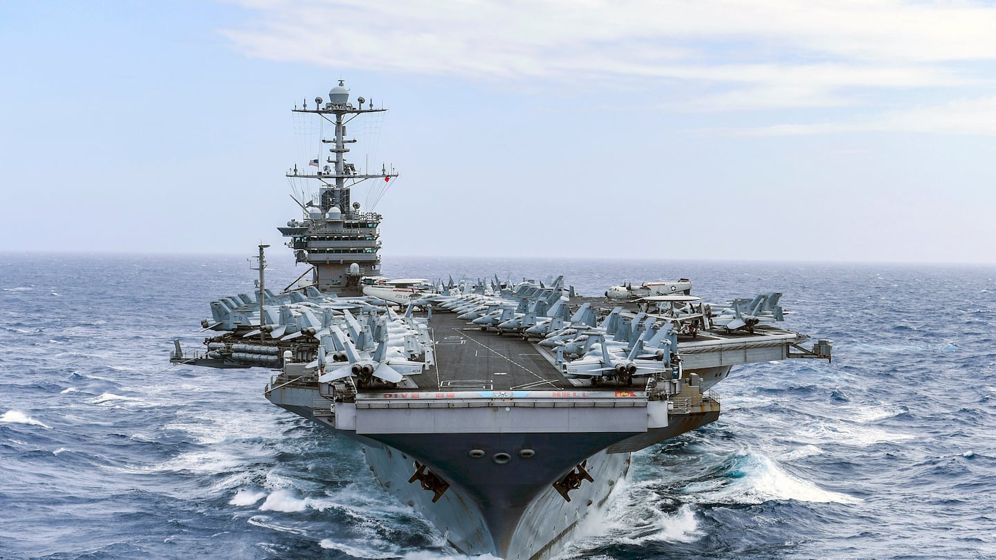 The USS Harry S. Truman left Virginia in late September on a scheduled deployment to the eastern Mediterranean. As of Monday it was still crossing the Atlantic.