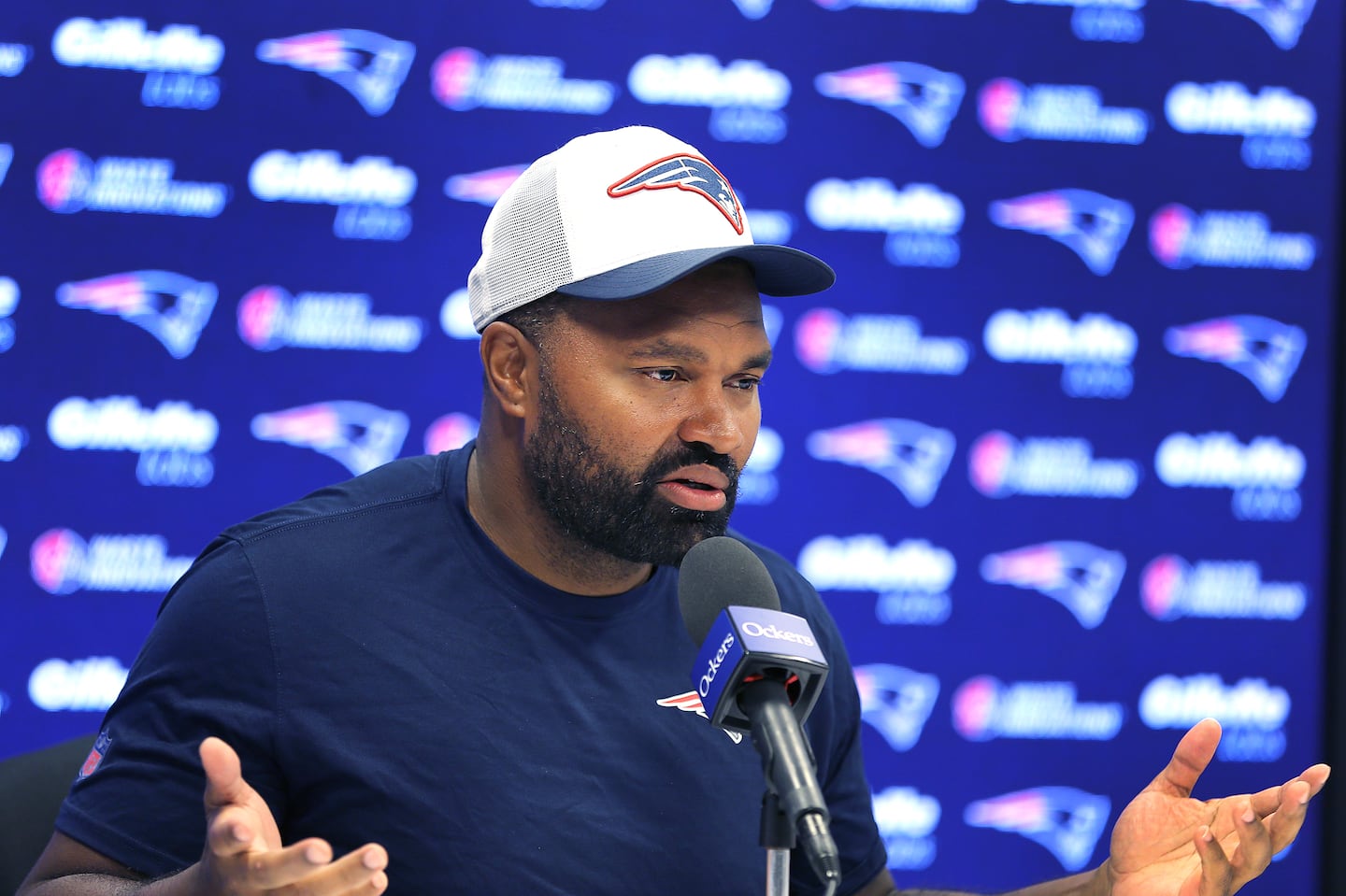 Coach Jerod Mayo is searching for answers as he tries to get the Patriots righted for the second quarter of the season.