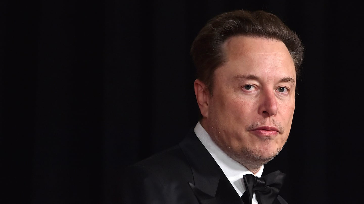 Elon Musk arrives at the 10th Breakthrough Prize Ceremony on April 13, 2024, at the Academy Museum of Motion Pictures in Los Angeles.