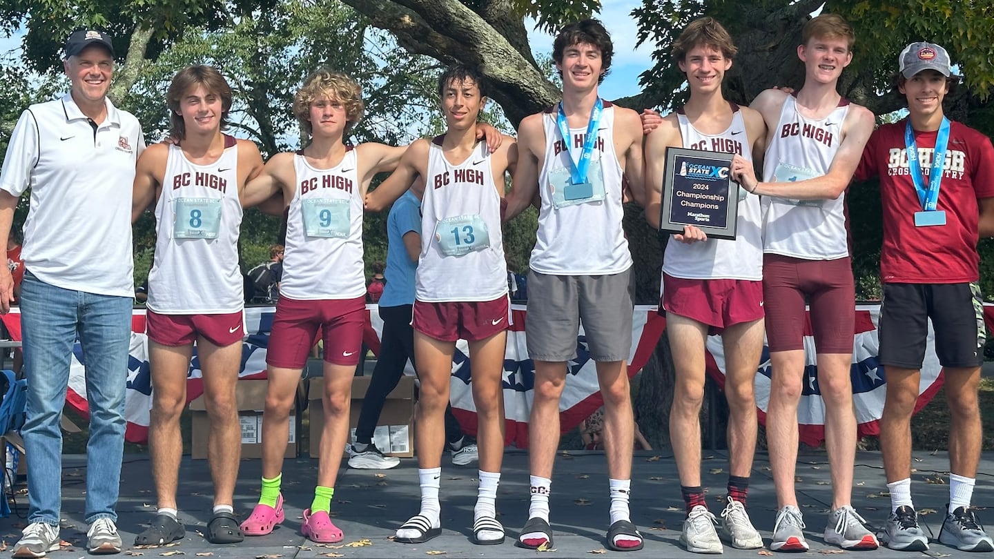 With its impressive win at the Ocean State Invitational, BC High earned the top ranking in this week's Globe Top 20 boys' cross-country poll.