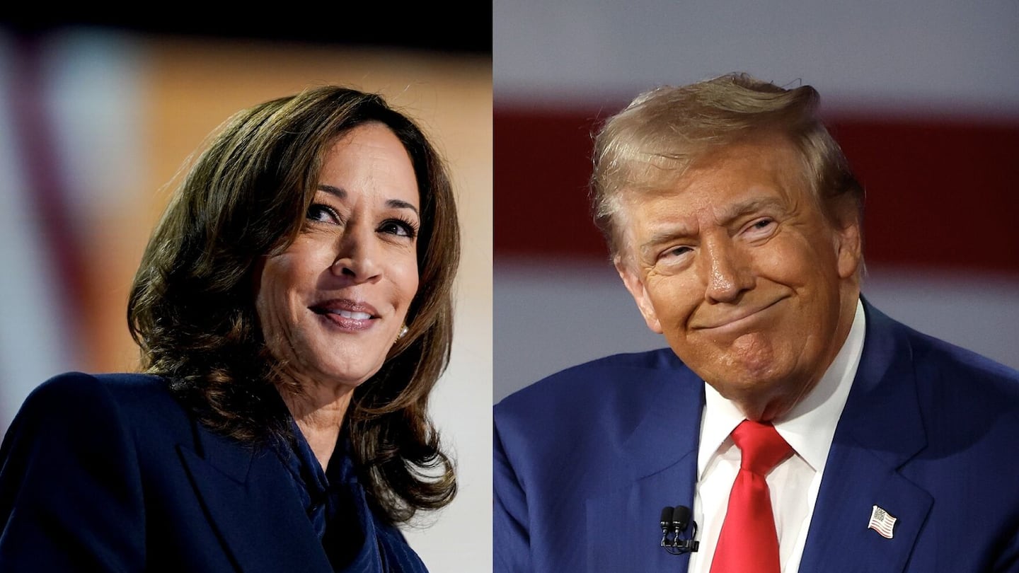 Kamala Harris and Donald Trump