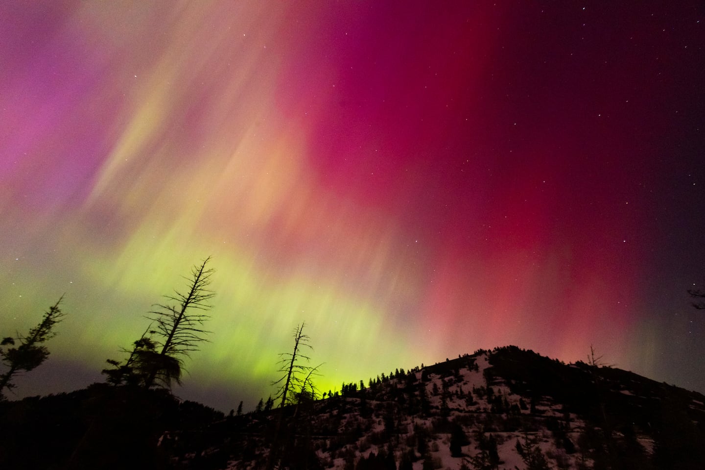 Space weather forecasters say Saturday night will be New Englanders best chance at catching a glimpse of the shimmering Northern Lights.