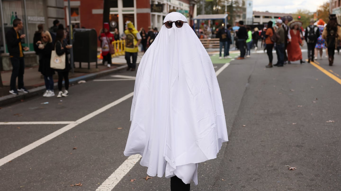 Heading to Witch City to celebrate Halloween this month? Don't be scared! We've got you covered. (Pictured, Juliette Lynch, of Sleepy Hollow, N.Y., in downtown Salem 2021.)