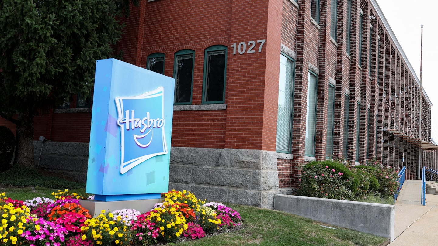 Exteriors of Hasbro Inc’s headquarters in Pawtucket, Rhode Island.