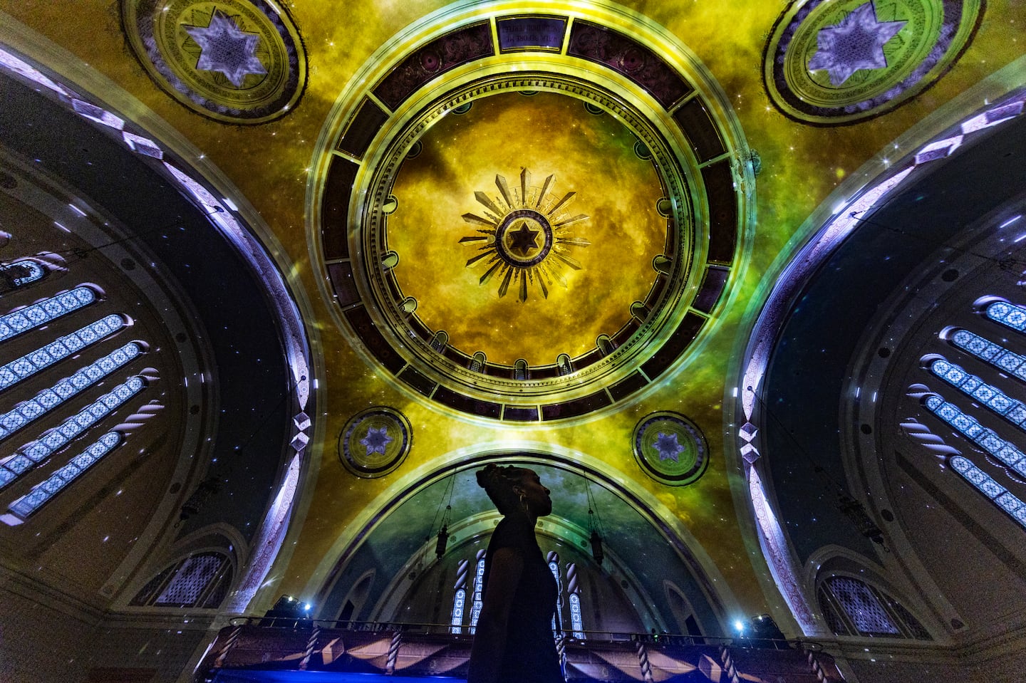 "Genesis: An Immersive Light Show" is a  360-degree spectacle of sound, light, and color.