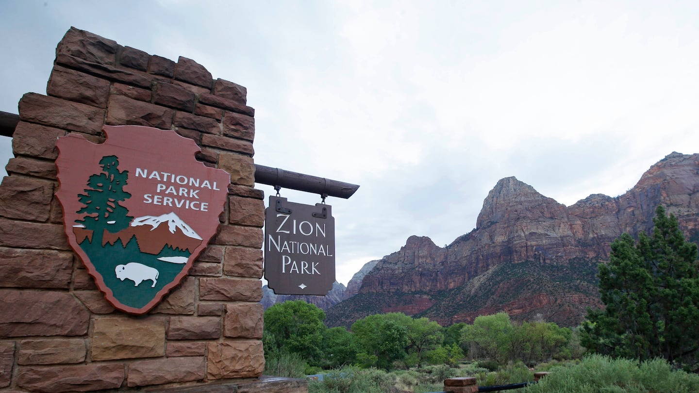 Zion National Park near Springdale, Utah.