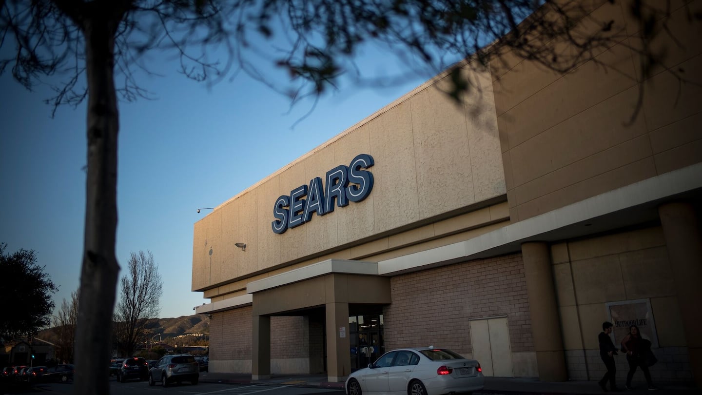 A Sears store stands in San Bruno, Calif., on Dec. 28, 2018.