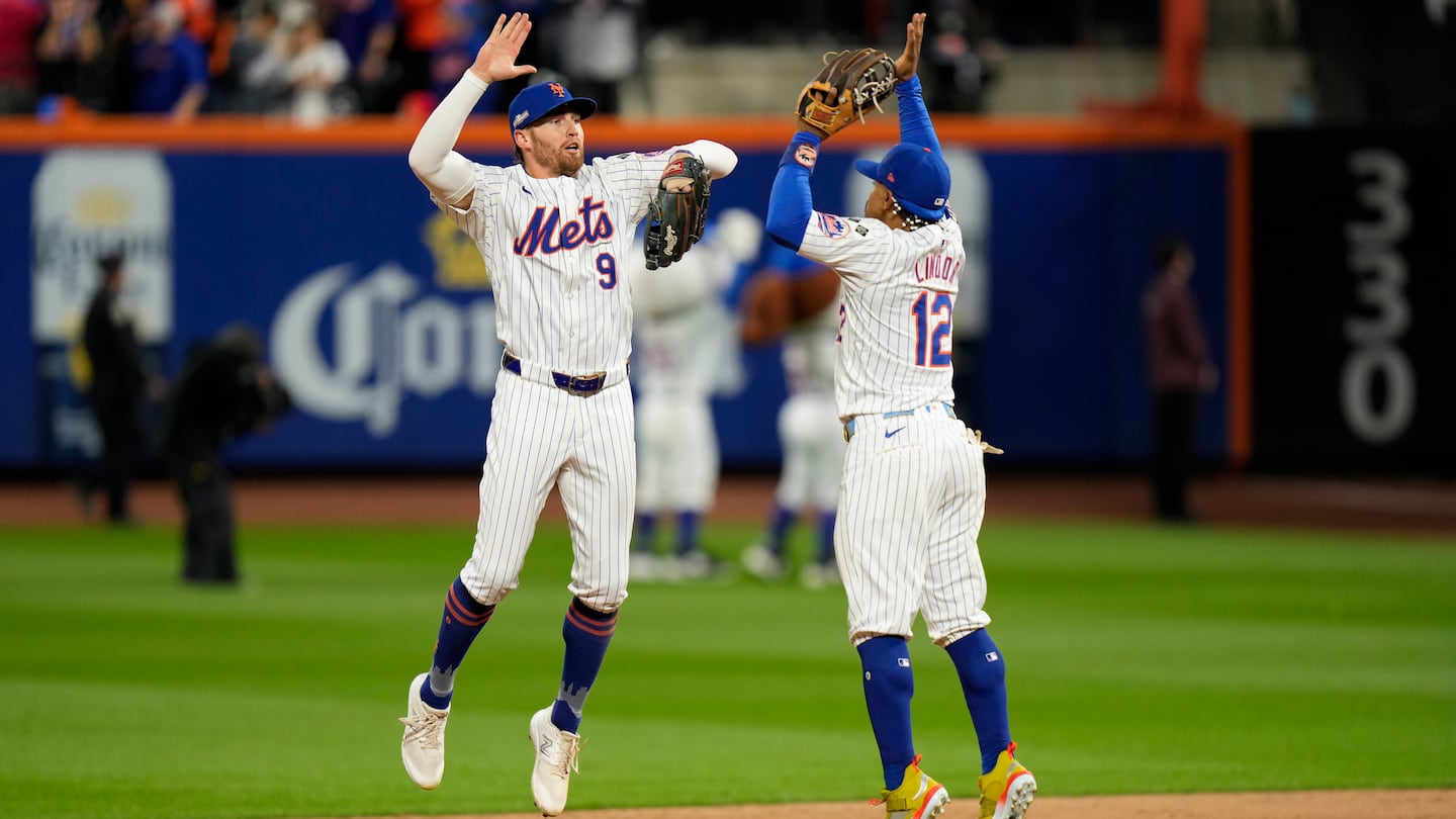 Brandon Nimmo, Francisco Lindor, and the Mets are within one game of the National League Championship Series.