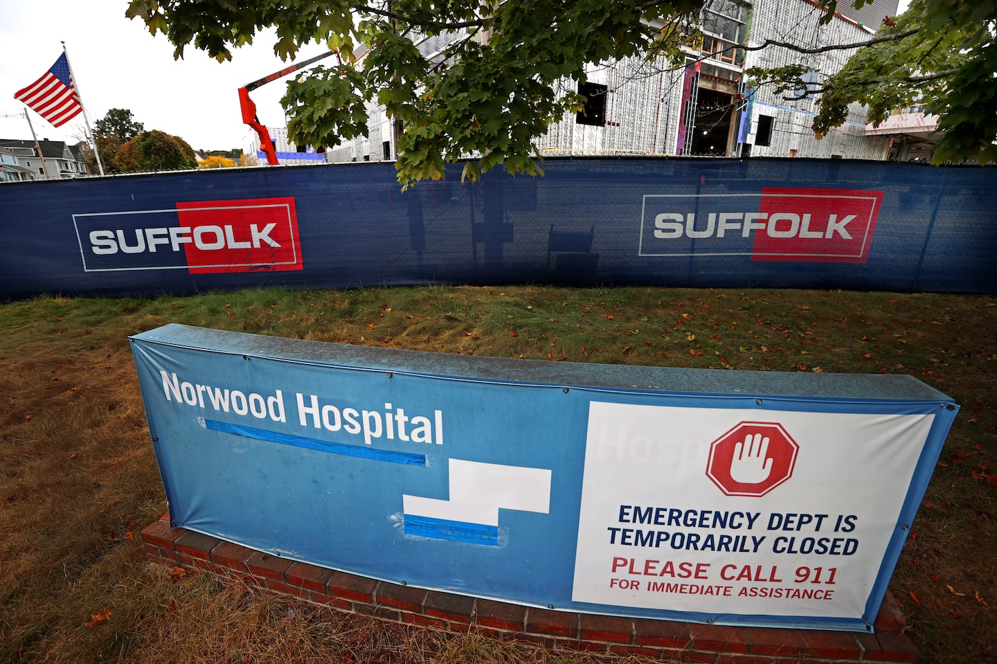 Norwood Hospital itself has been closed for more than four years.