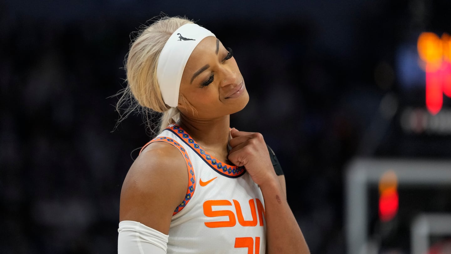 DiJonai Carrington and the Sun fell one game short of a return to the WNBA Finals, and will instead watch the league's top two teams in the regular season battle for a championship.