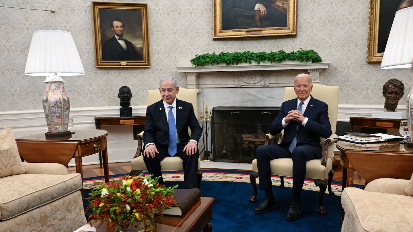 In July, President Biden met with Prime Minister Benjamin Netanyahu of Israel in the Oval Office.