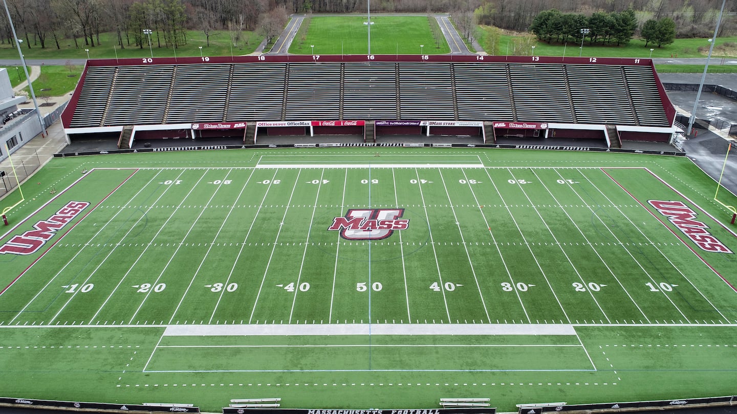 McGuirk Stadium in Amherst is a very modest facility by FBS standards, but it will see a big-time opponent in Missouri.