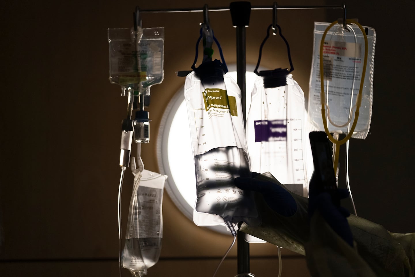 A shortage of IV fluids nationally has prompted conservation measures at Boston-area hospitals.