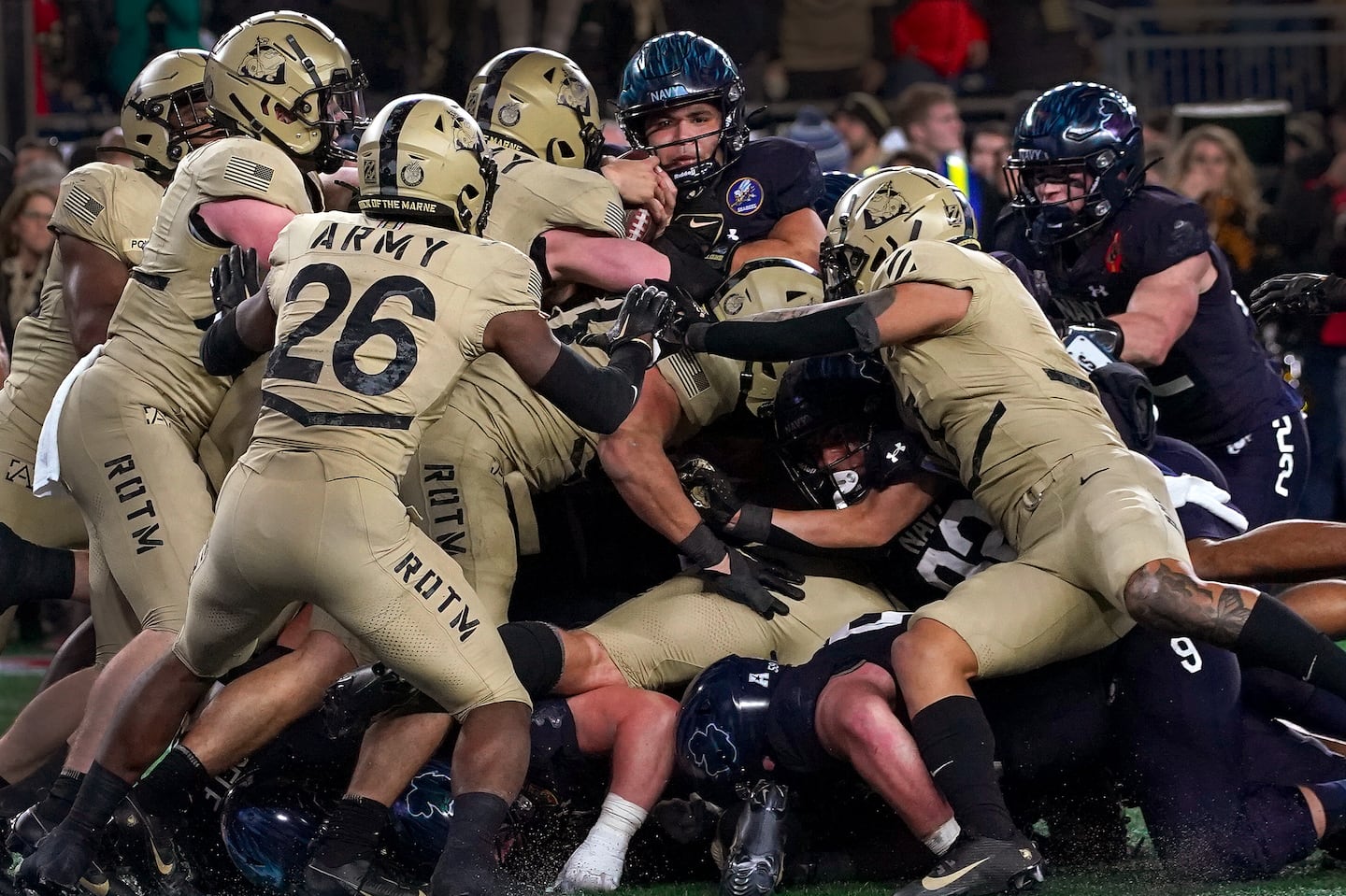 Army and Navy, who battled at Gillette Stadium last year, are both ranked for the first time since Oct. 3, 1960.