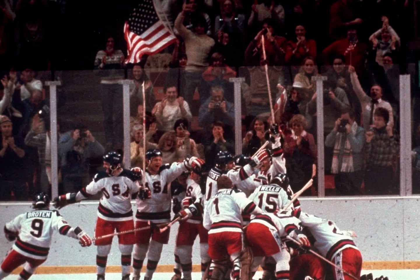 The US men's hockey team beat the USSR 4-3 on Feb. 22, 1980 — a moment remembered now as the "Miracle on Ice."