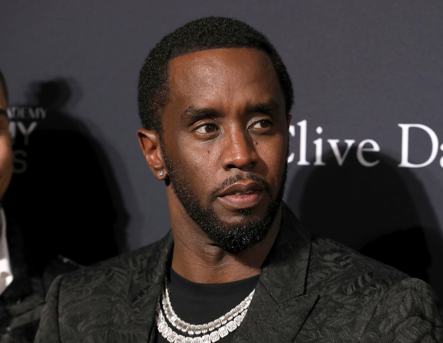 Sean Combs arrives at the Pre-Grammy Gala And Salute To Industry Icons at the Beverly Hilton Hotel on Saturday, Jan. 25, 2020.