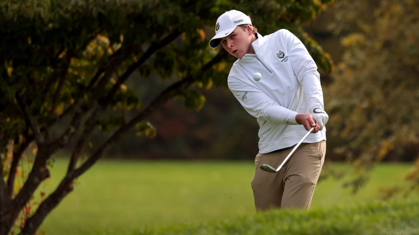 Chipping onto the green at Marlborough Country Club, Troy Gregg (4-over-par 75) helped propel Nashoba Regional to the Division 2 Central title.