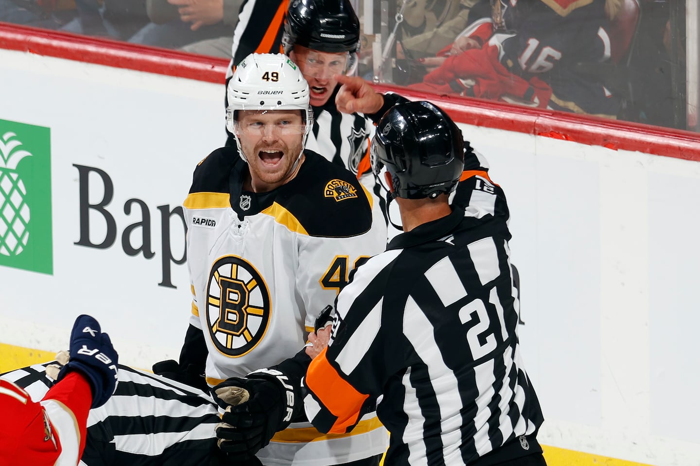 Max Jones hadn't played since the Bruins' season opener against the Panthers.