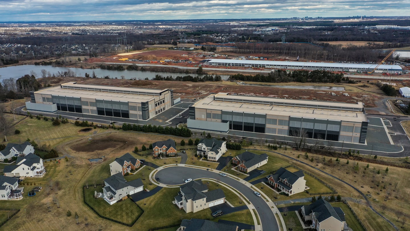 An Amazon data center in Aldie, Va. Tech companies say they need to go further in the search for clean electricity to meet both demand and their own commitments to cut emissions.