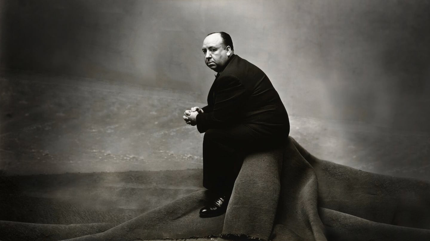 Alfred Hitchcock, portrait by Irving Penn, 1947.