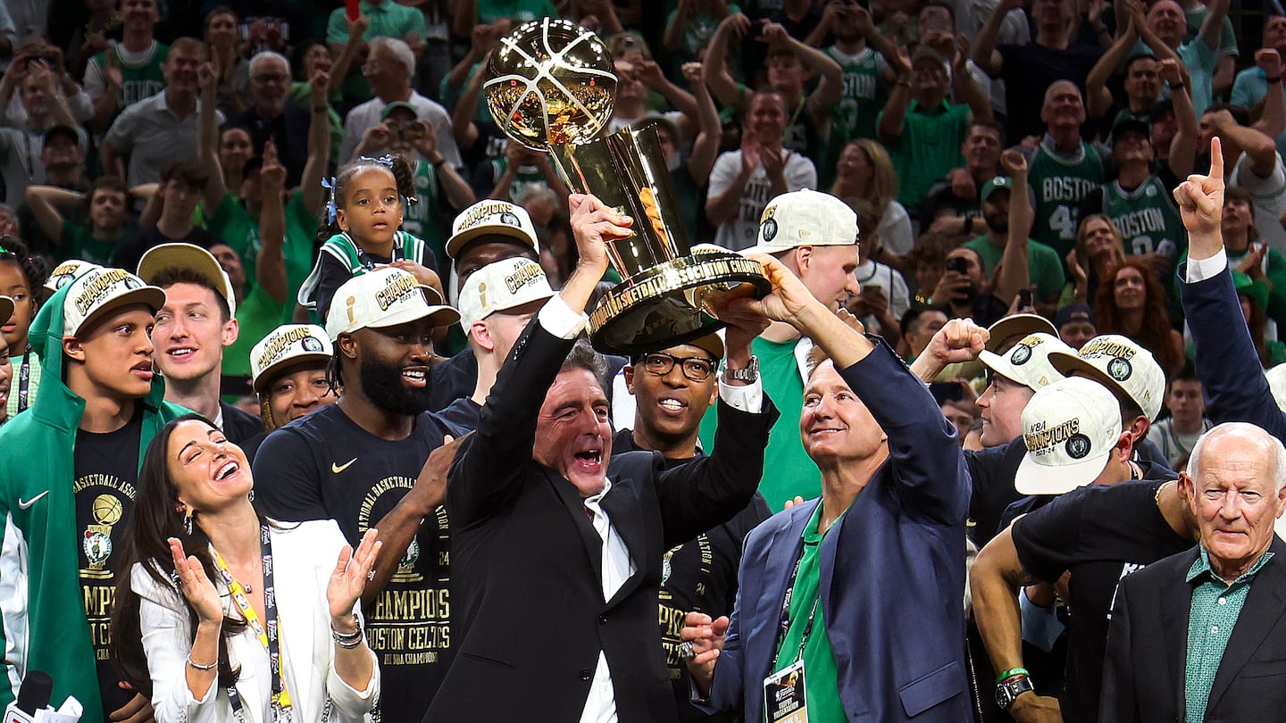 The Celtics beat the Mavericks in the Finals to win the franchise's 18th NBA championship.