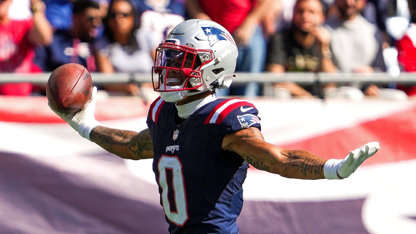 The play of second-year cornerback Christian Gonzalez has been of few bright spots for the Patriots' defense.