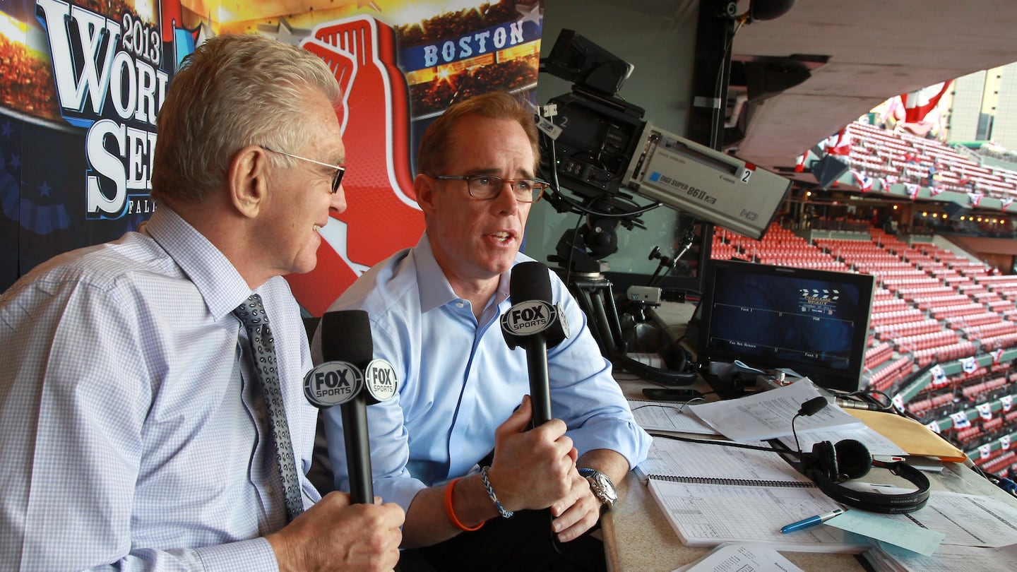 Tim McCarver and Joe Buck called the first three Red Sox World Series victories this century, the son of legendary broadcaster Jack Buck pairing with John Smoltz for Boston's victory in 2018.