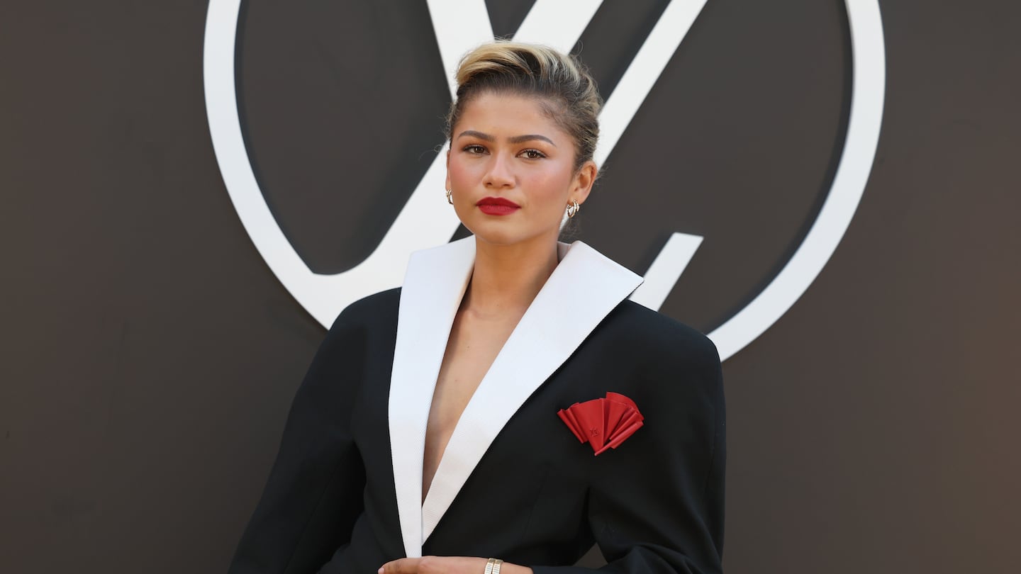 Zendaya attends the Louis Vuitton Paris Womenswear Spring-Summer 2025 show as part of Paris Fashion Week on Oct. 1, 2024 in Paris, France.