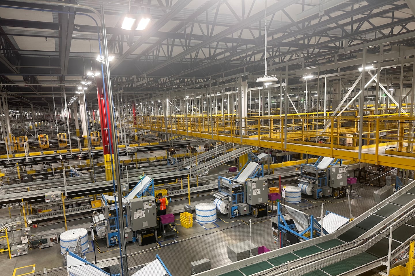 Amazon opened its largest facility in Massachusetts, a nearly 4 million-square-foot fulfillment center, in North Andover in January 2024. A similar facility will open in Johnston, R.I., later this yearr.