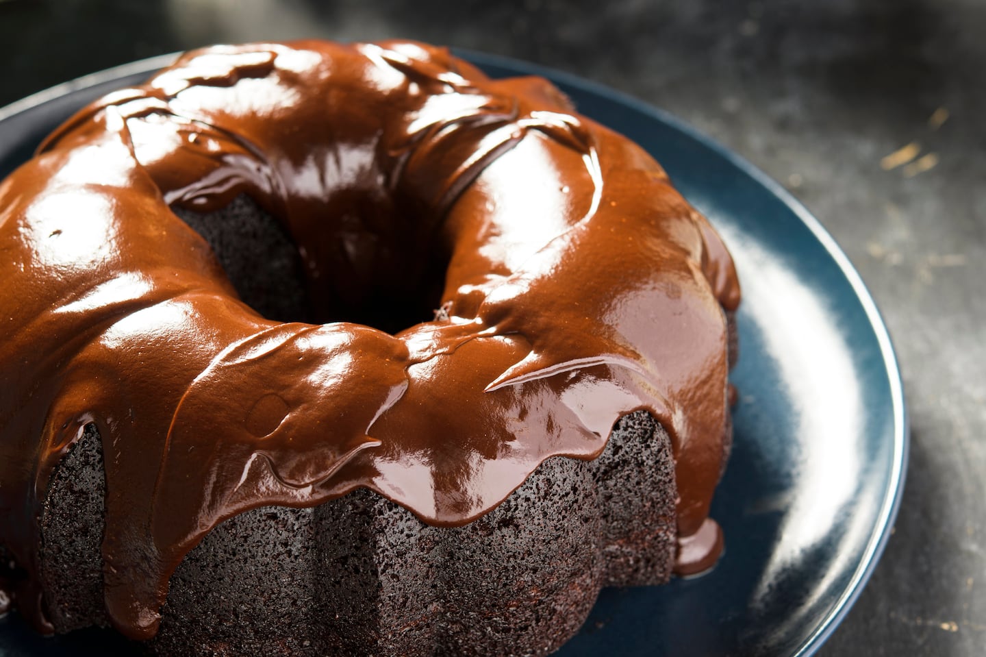 Chocolate Bundt Cake With Dark Chocolate Glaze