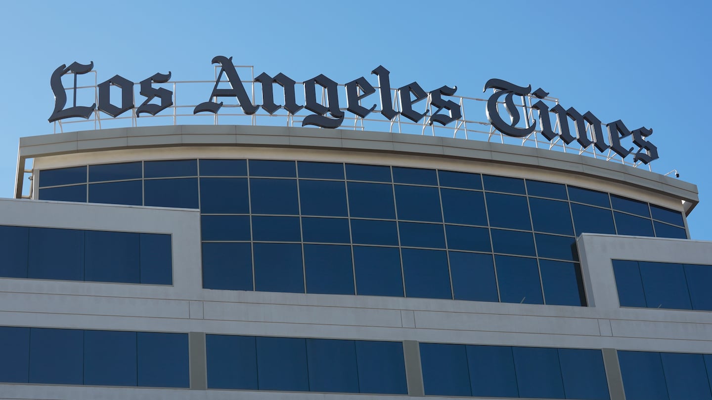 The Los Angeles Times newspaper headquarters in El Segundo, Calif.