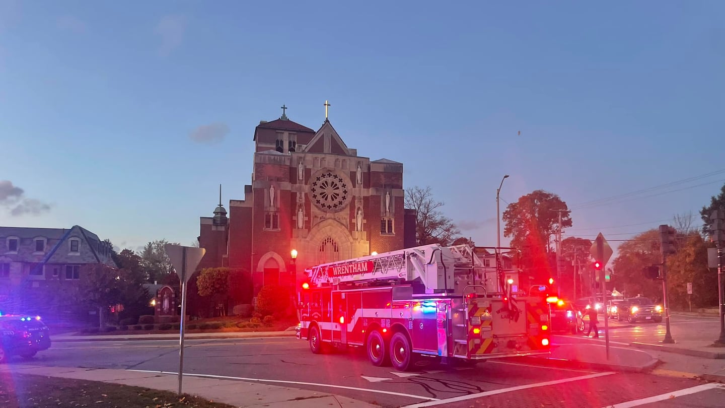 The Franklin Fire Department responded to St. Mary's Parish Wednesday evening.