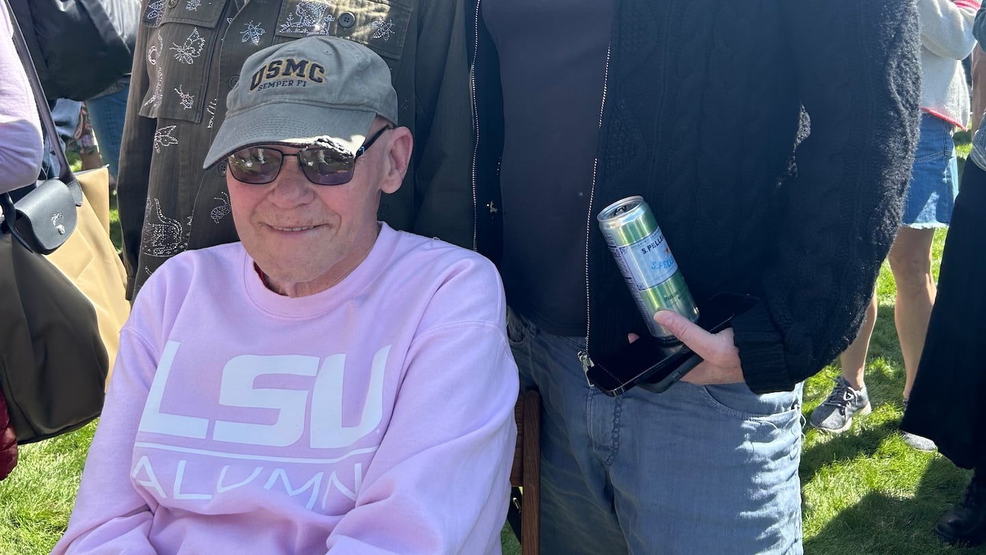 James Carville (sitting) with Martha Stewart and documentary film director Matt Tyneaur, this year at the Telluride Film Festival.