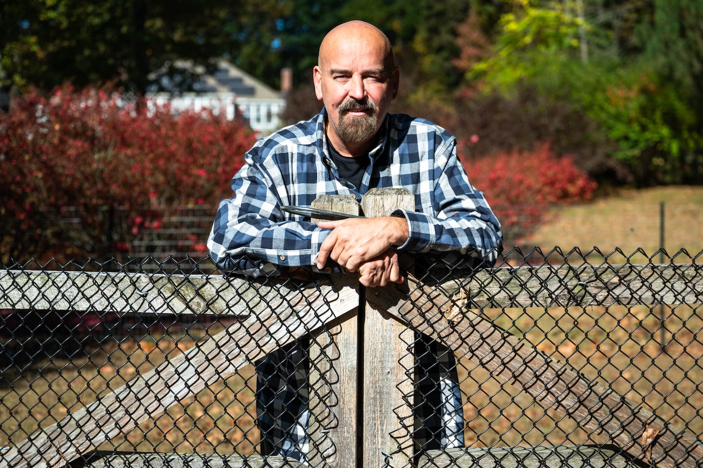 John Deaton at his home in Bolton