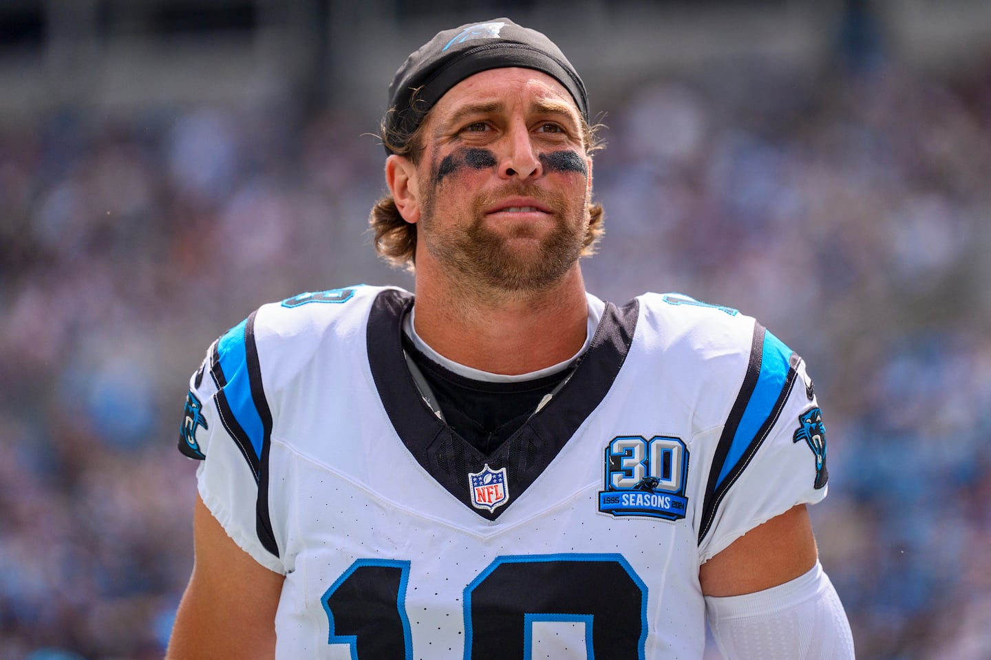 The Panthers have just one win and could be looking to move veteran wide receiver Adam Thielen.