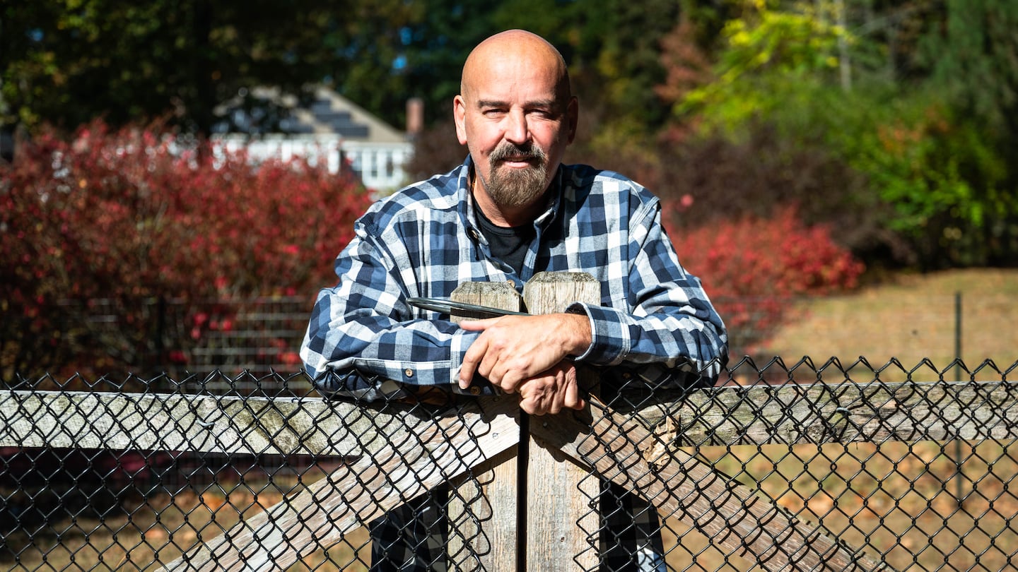 John Deaton at his home in Bolton