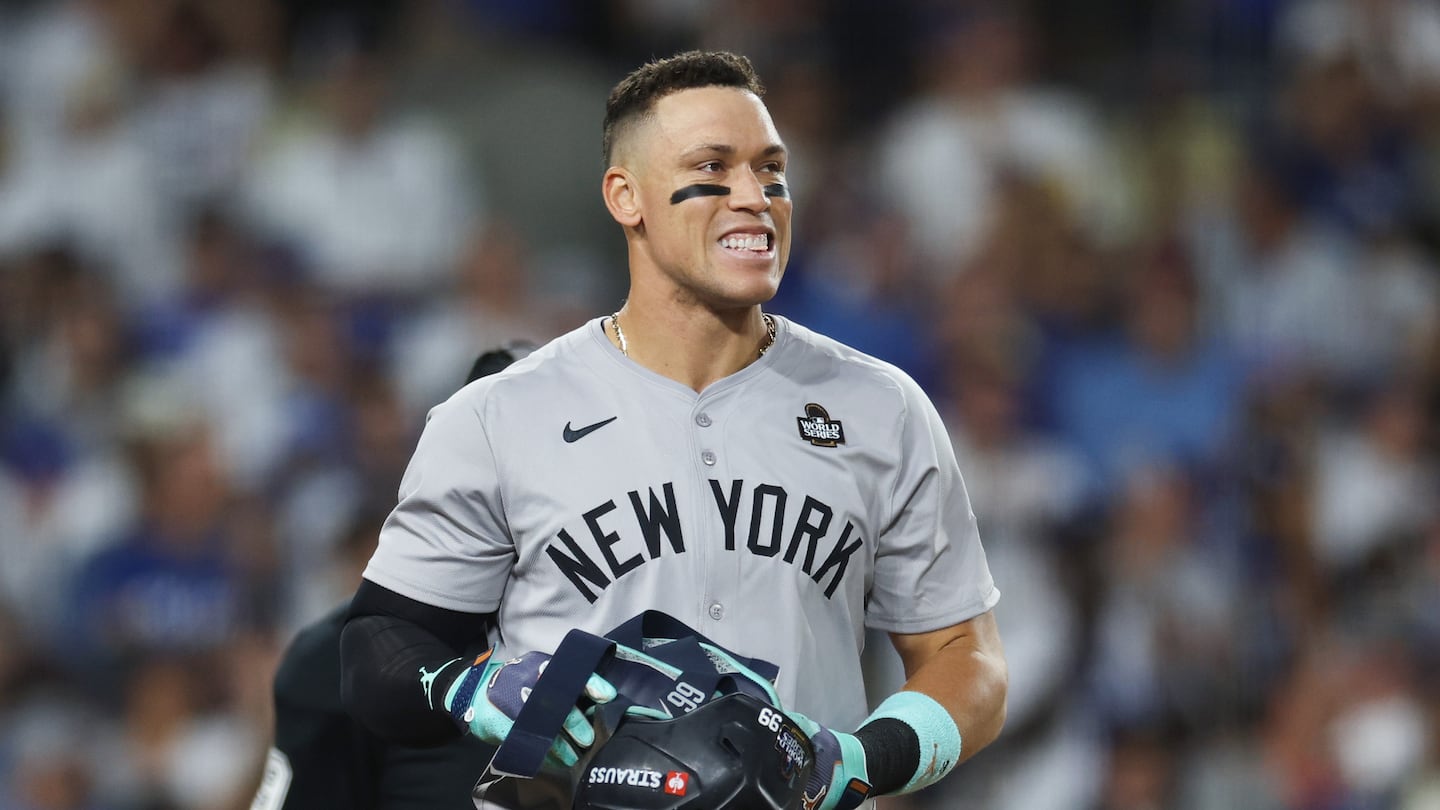 Aaron Judge is 1 for 9 with six strikeouts through the first two games in the World Series and the Yankees find themselves in a 2-0 hole.