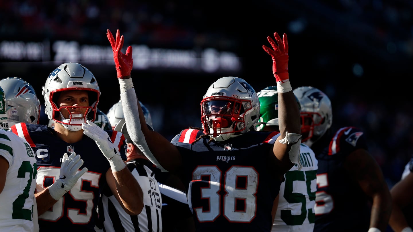 Rhamondre Stevenson struggling holding onto the football in the early part of this Patriots season, but New England couldn't have grabbed Sunday's victory over the Jets without him.