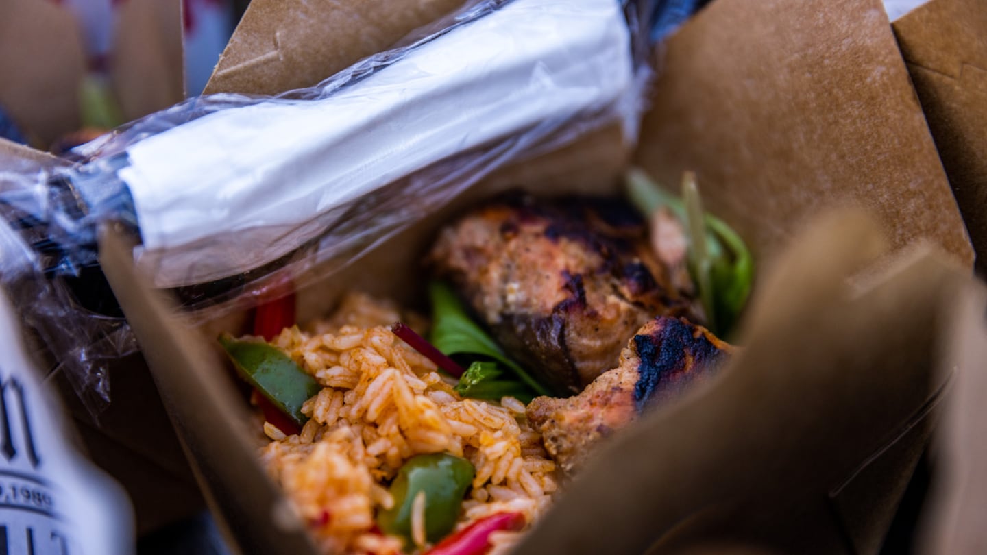 Zaz Food Truck offers Caribbean-Asian fusion food.