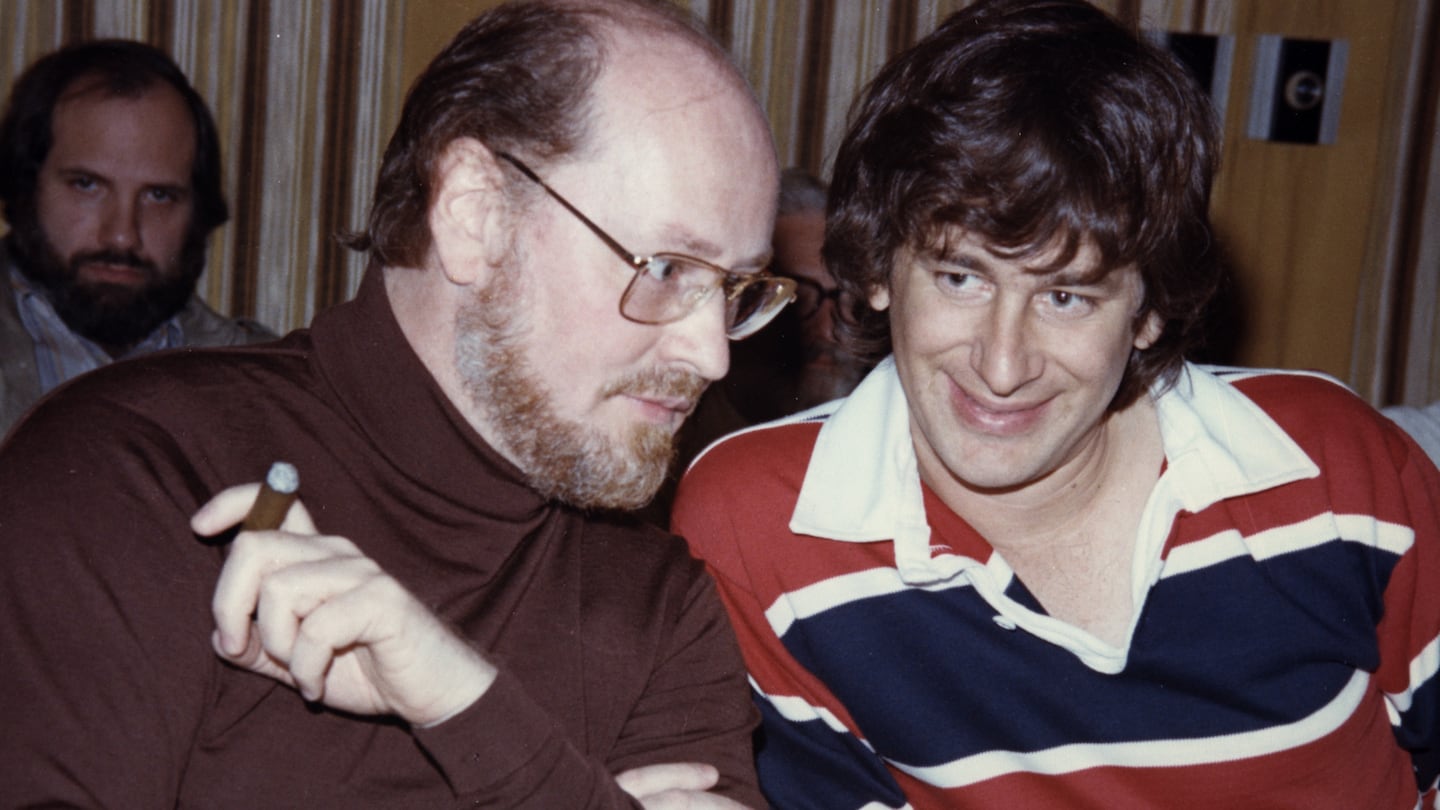 John Williams (left) and Steven Spielberg in "Music by John Williams."